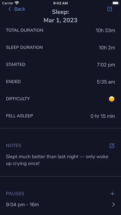 CORI Sleep スクリーンショット