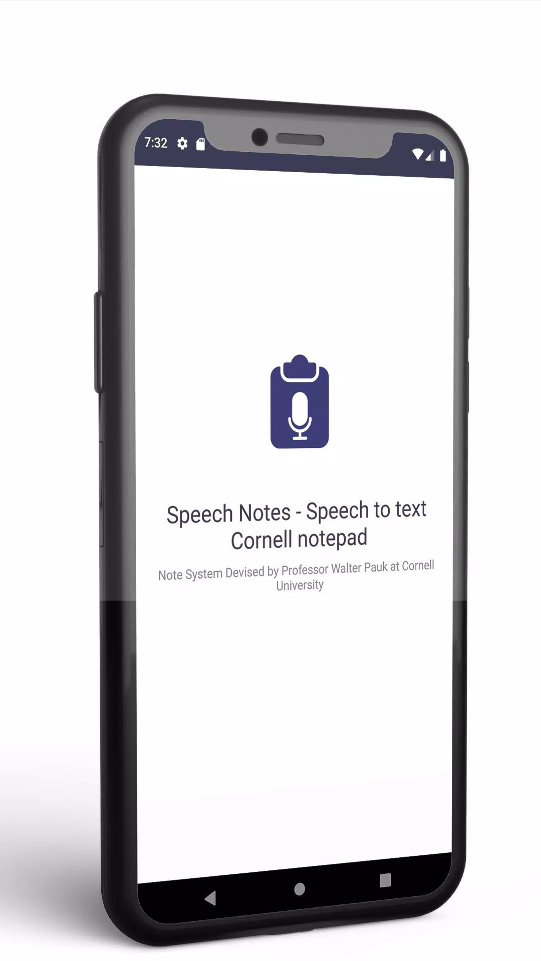 Speech to text Cornell notes скриншоты приложения1