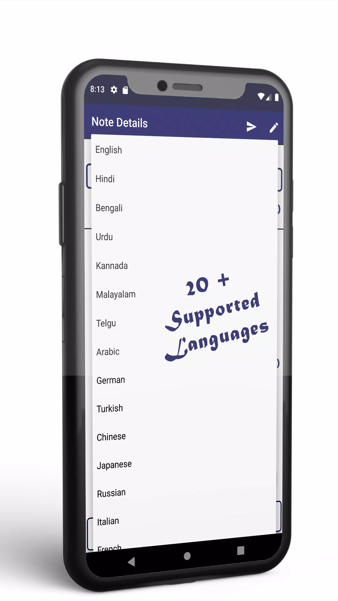 Speech to text Cornell notes скриншоты приложения3