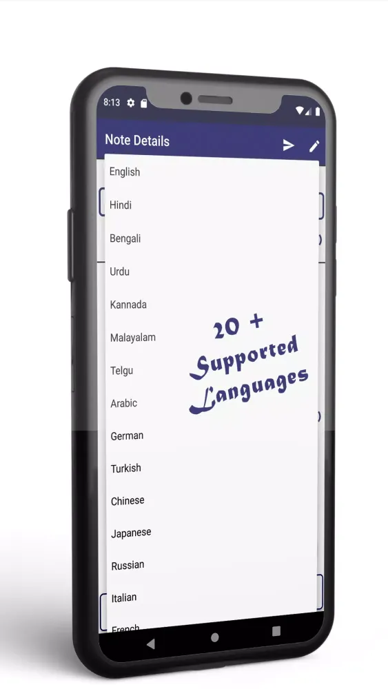 Zrzuty ekranu Speech to text Cornell notes