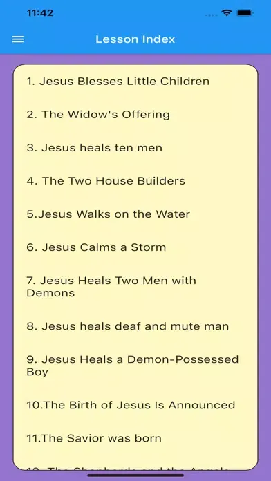 Sunday School Activity Screenshots