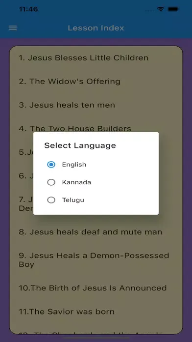 Sunday School Activity Screenshots