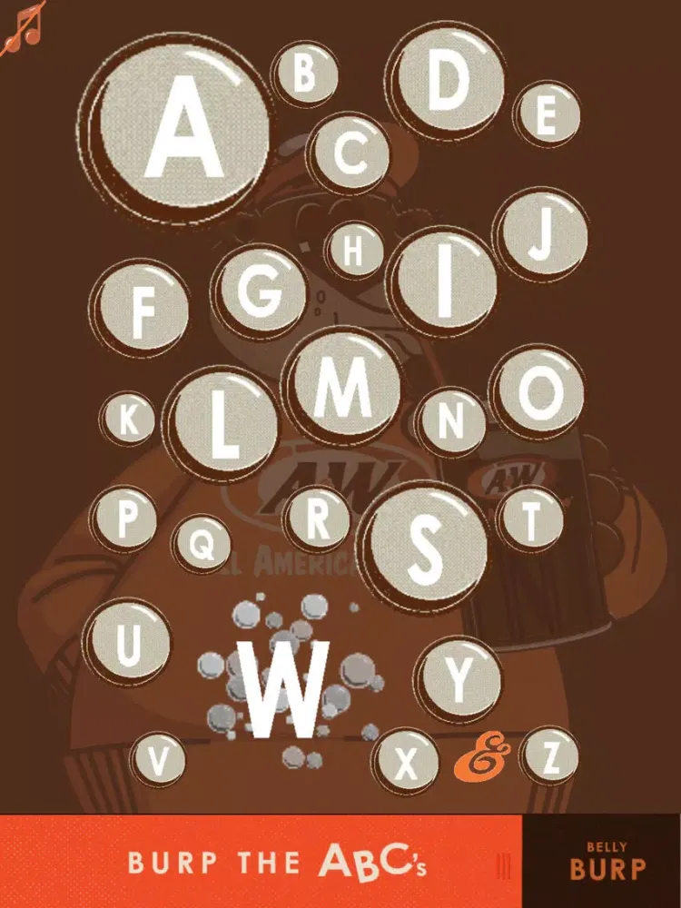 A&W Burping Rooty iPad  Screenshots