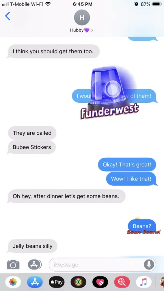 Tangkapan skrin Bubee Stickers