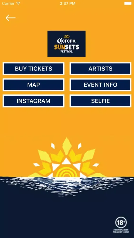 Corona SunSets Festival Aus应用截图