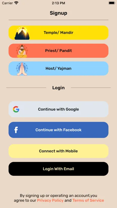 Ảnh chụp màn hình của Kuber App