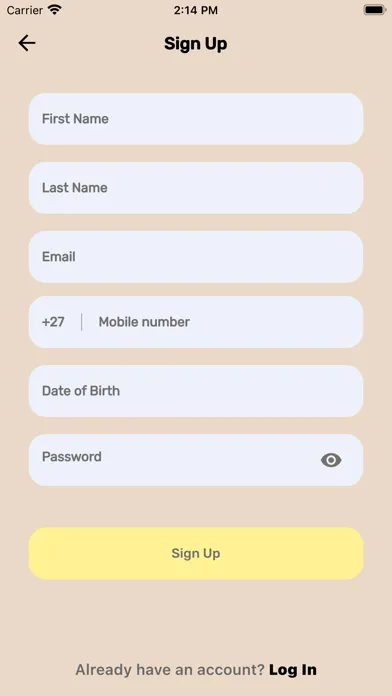 Ảnh chụp màn hình của Kuber App