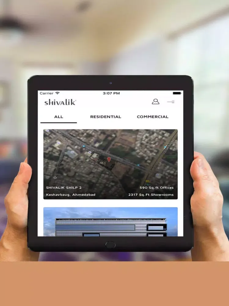 Tangkapan layar Shivalik iPad 