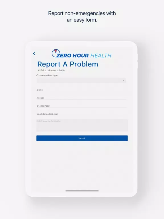 Tangkapan skrin ZHH Crisis Prevention Response iPad 