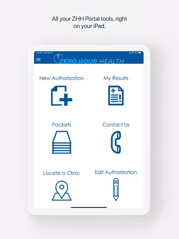 Zrzuty ekranu ZHH Portal iPad 