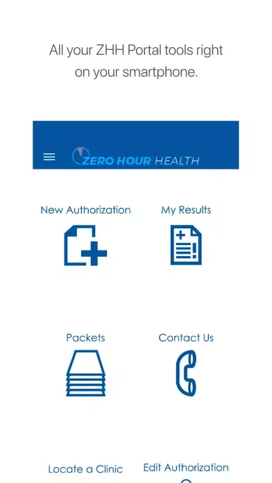 Zrzuty ekranu ZHH Portal