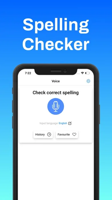 Ảnh chụp màn hình của Spell check : Voice to text