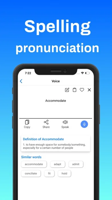 Ảnh chụp màn hình của Spell check : Voice to text