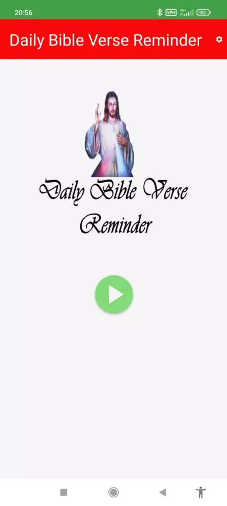 Tangkapan layar Bible Notify