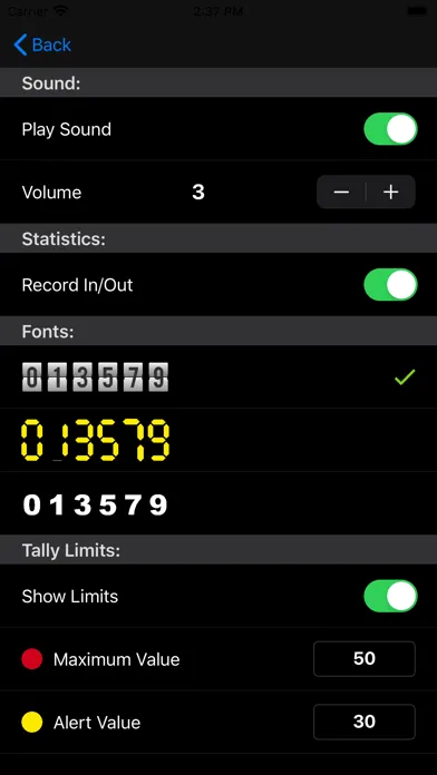 Capturas de pantalla de TallyCounter+