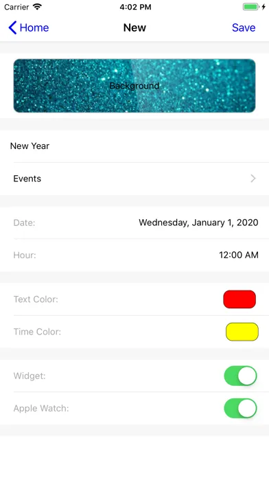 Screenshot di TimeCount+