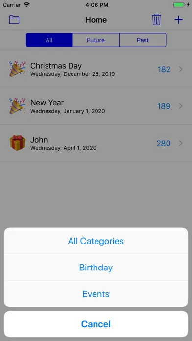 Screenshot di TimeCount+