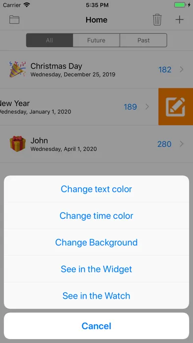 Screenshot di TimeCount+