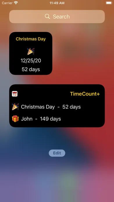 Screenshot di TimeCount+