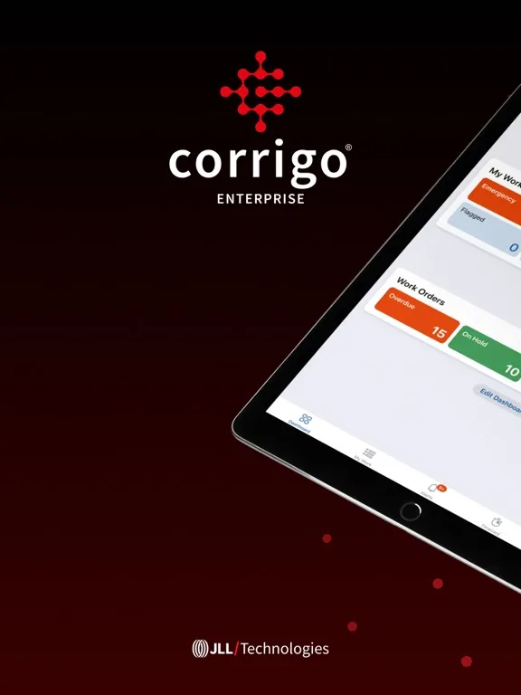 Corrigo Enterprise iPad  स्क्रीनशॉट