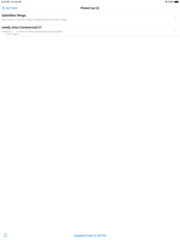 WorkTrack Service Management iPad  স্ক্রিনশট