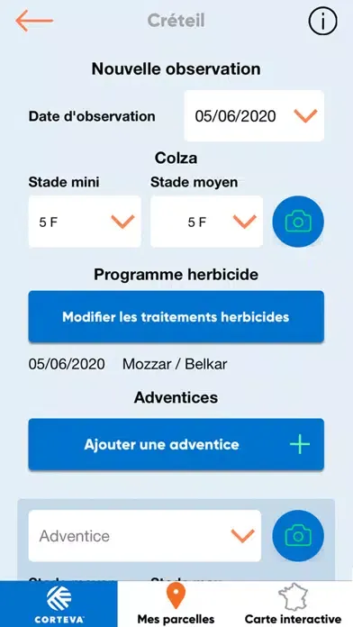 Captures d'écran de Colza Obs'