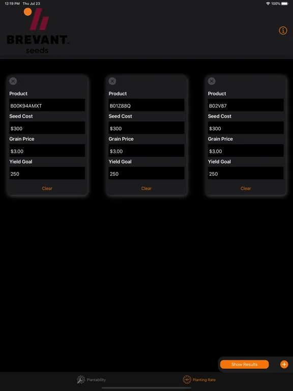Captures d'écran de Brevant® seeds iPad 