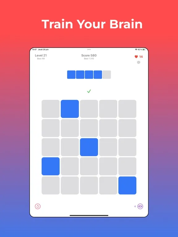 Memo Match : games for seniors iPad  Screenshots