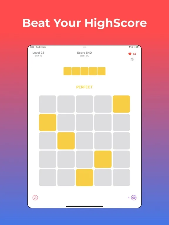 Memo Match : games for seniors iPad  Screenshots