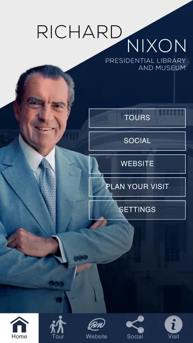 Ảnh chụp màn hình của Richard Nixon: Library Tour