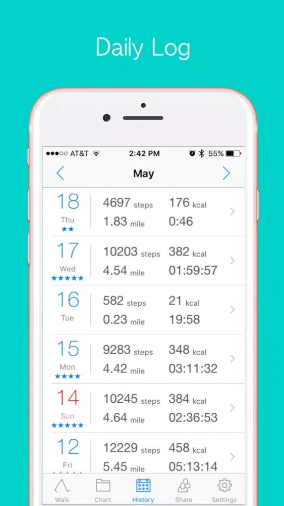 StepOn Step Tracker-Pro スクリーンショット