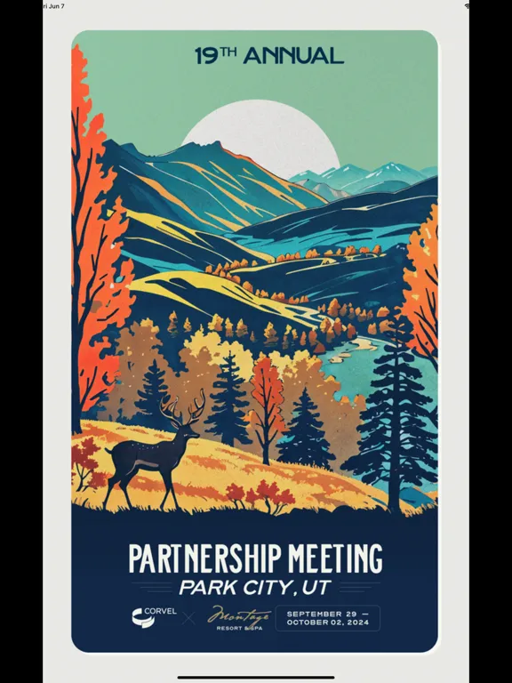 Capturas de pantalla de Partnership Meeting 2024 iPad 