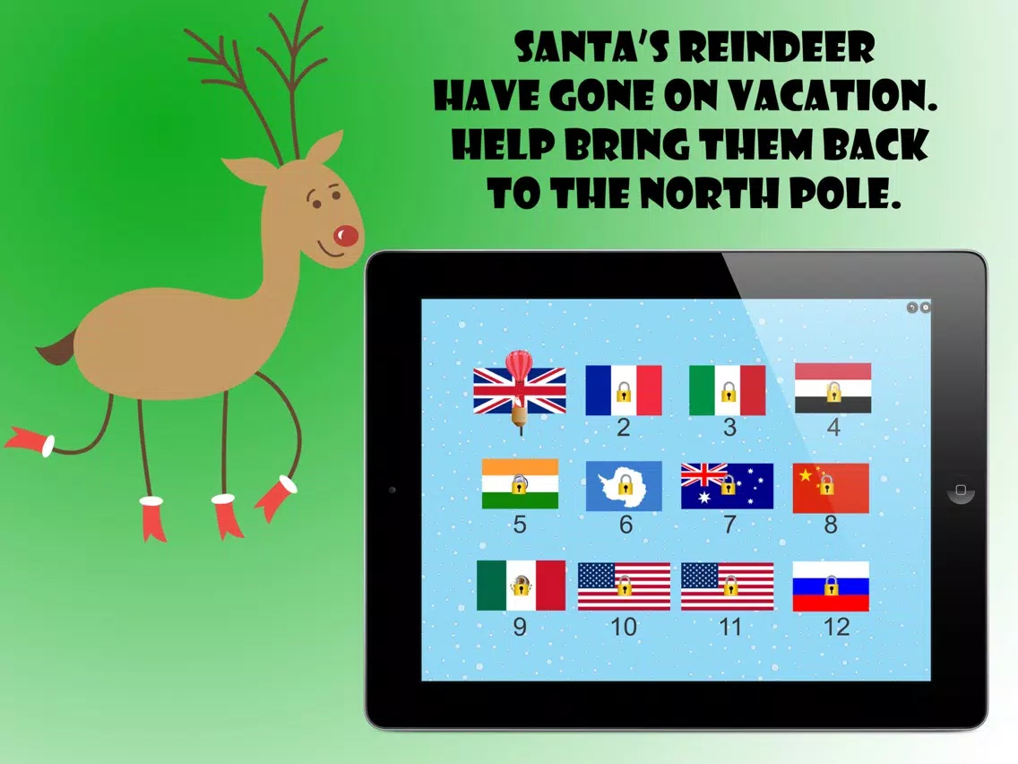 Скриншоты Kids Christmas Pattern Game by Corvid Apps iPad 