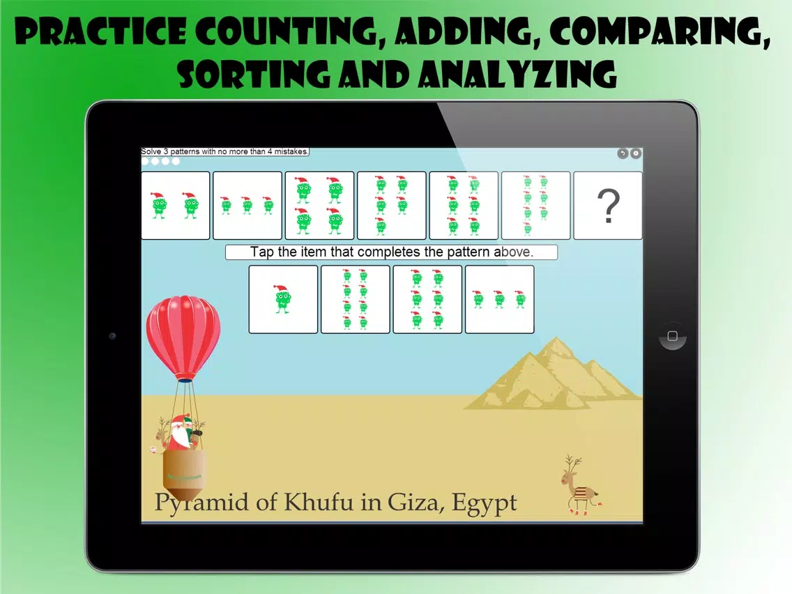 Скриншоты Kids Christmas Pattern Game by Corvid Apps iPad 