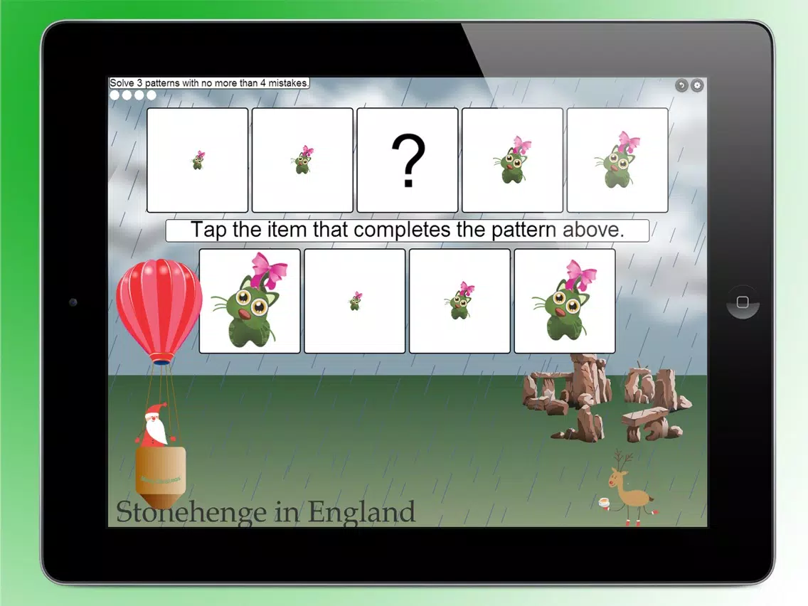 Скриншоты Kids Christmas Pattern Game by Corvid Apps iPad 