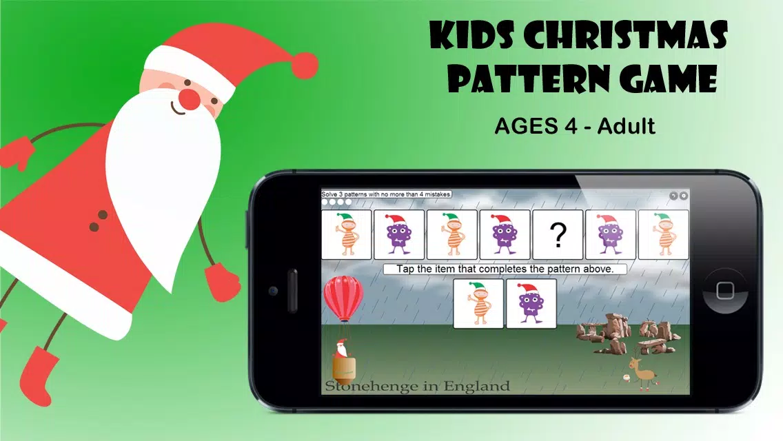 Скриншоты Kids Christmas Pattern Game by Corvid Apps