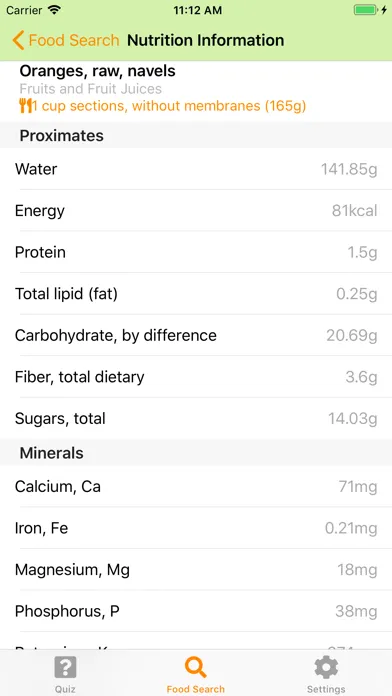 تصاویر Calorie Quiz