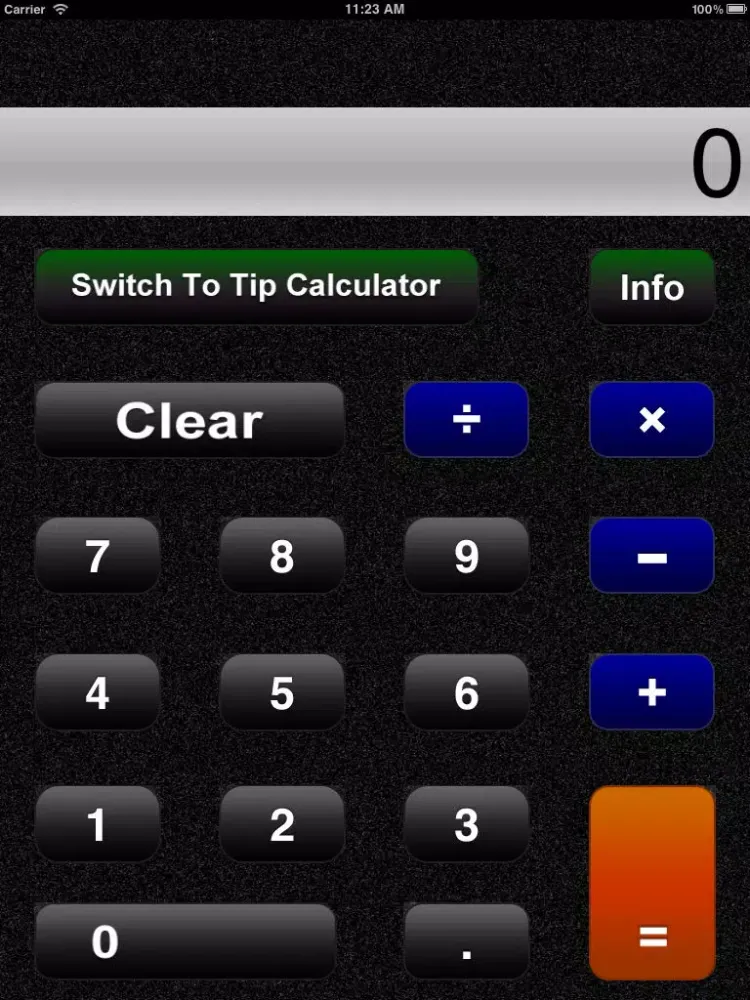 2-in-one: Calculator and Tip Calculator iPad  Screenshots