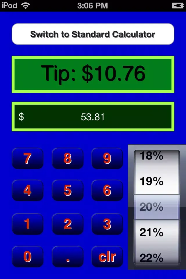 2-in-one: Calculator and Tip Calculator Screenshots