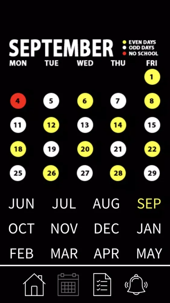 Capturas de tela do Wasatch Calendar