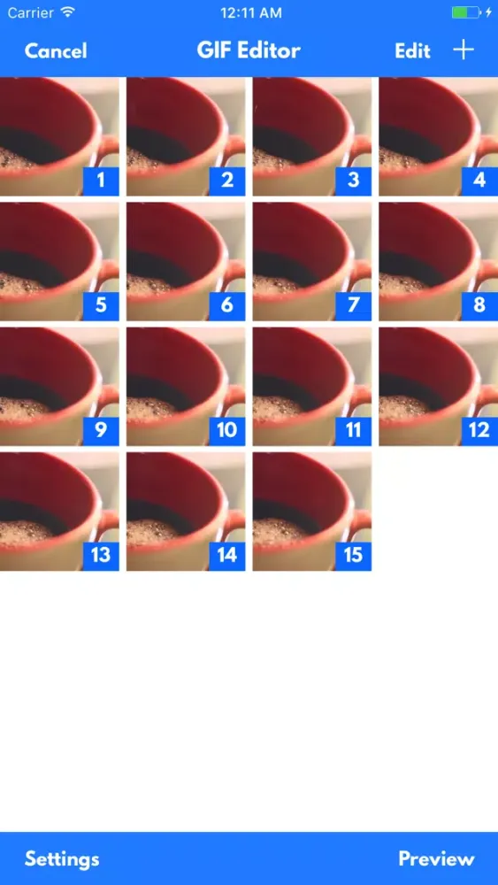 ภาพหน้าจอของ Video Gif Maker
