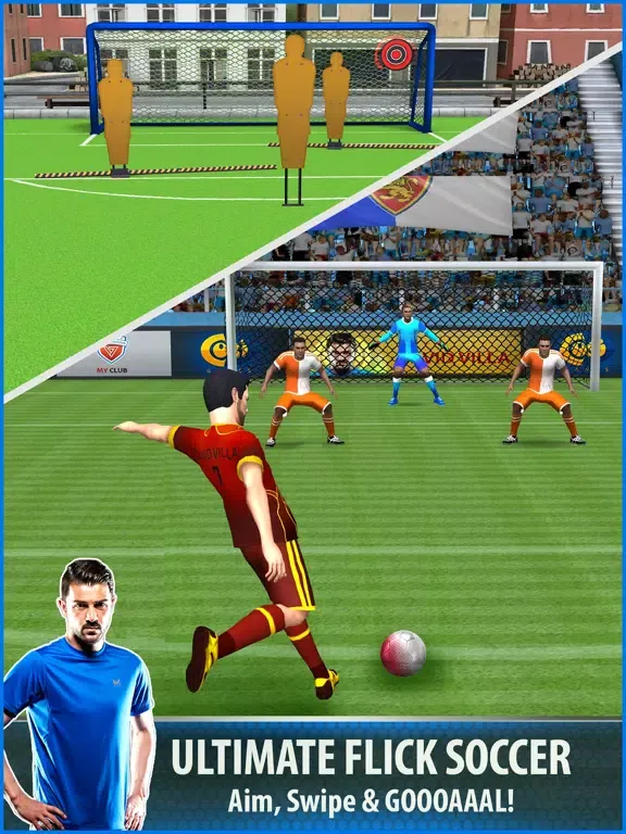 David Villa Pro Soccer iPad  Ekran Görüntüleri