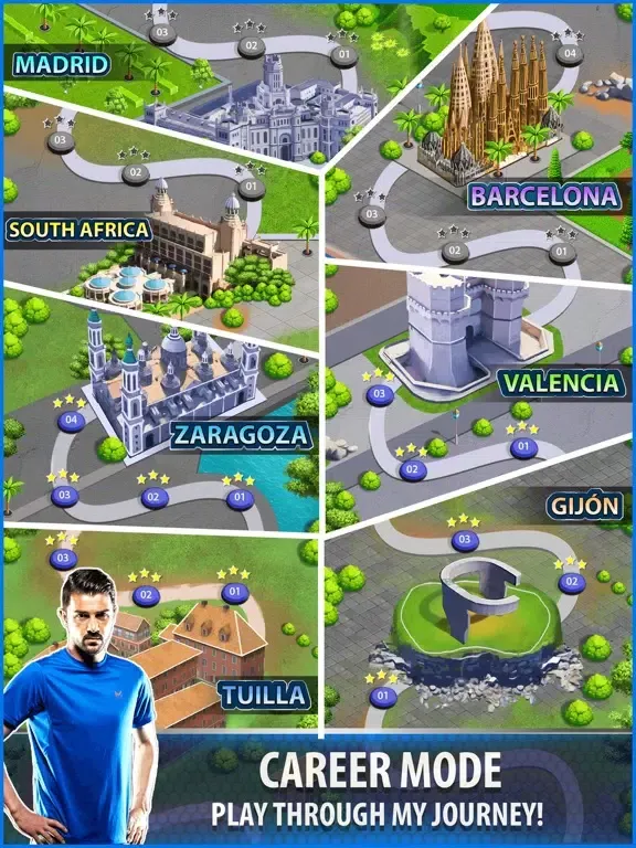 David Villa Pro Soccer iPad  Ekran Görüntüleri