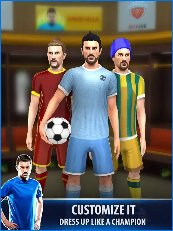 David Villa Pro Soccer iPad  Ekran Görüntüleri