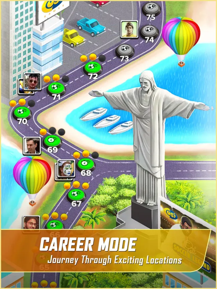 Tangkapan layar Pelé: Soccer Legend iPad 