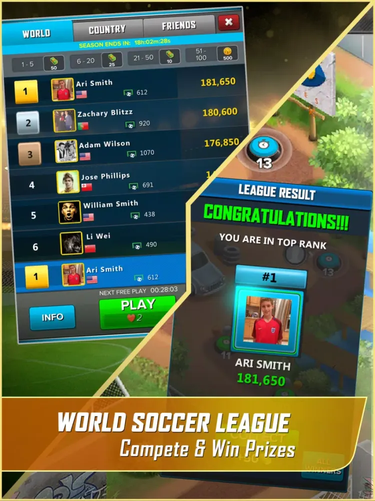 Tangkapan layar Pelé: Soccer Legend iPad 