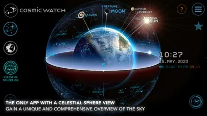 Скриншоты Cosmic-Watch