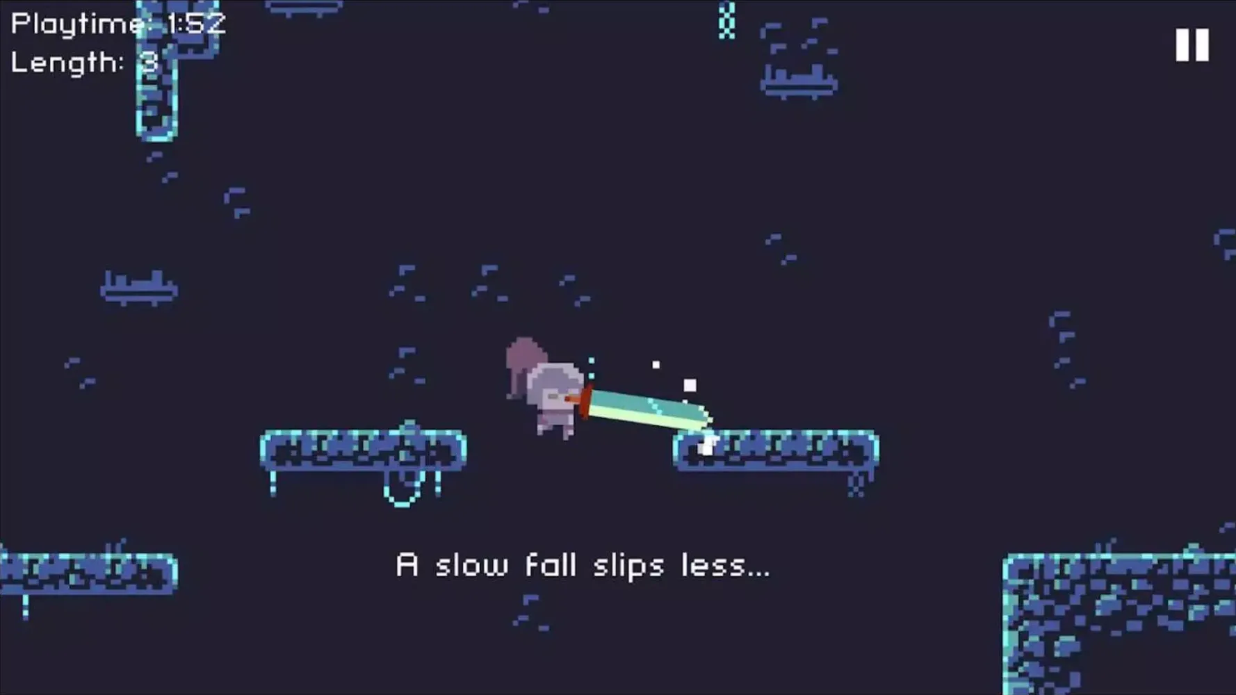 Capturas de tela do Deepest Sword