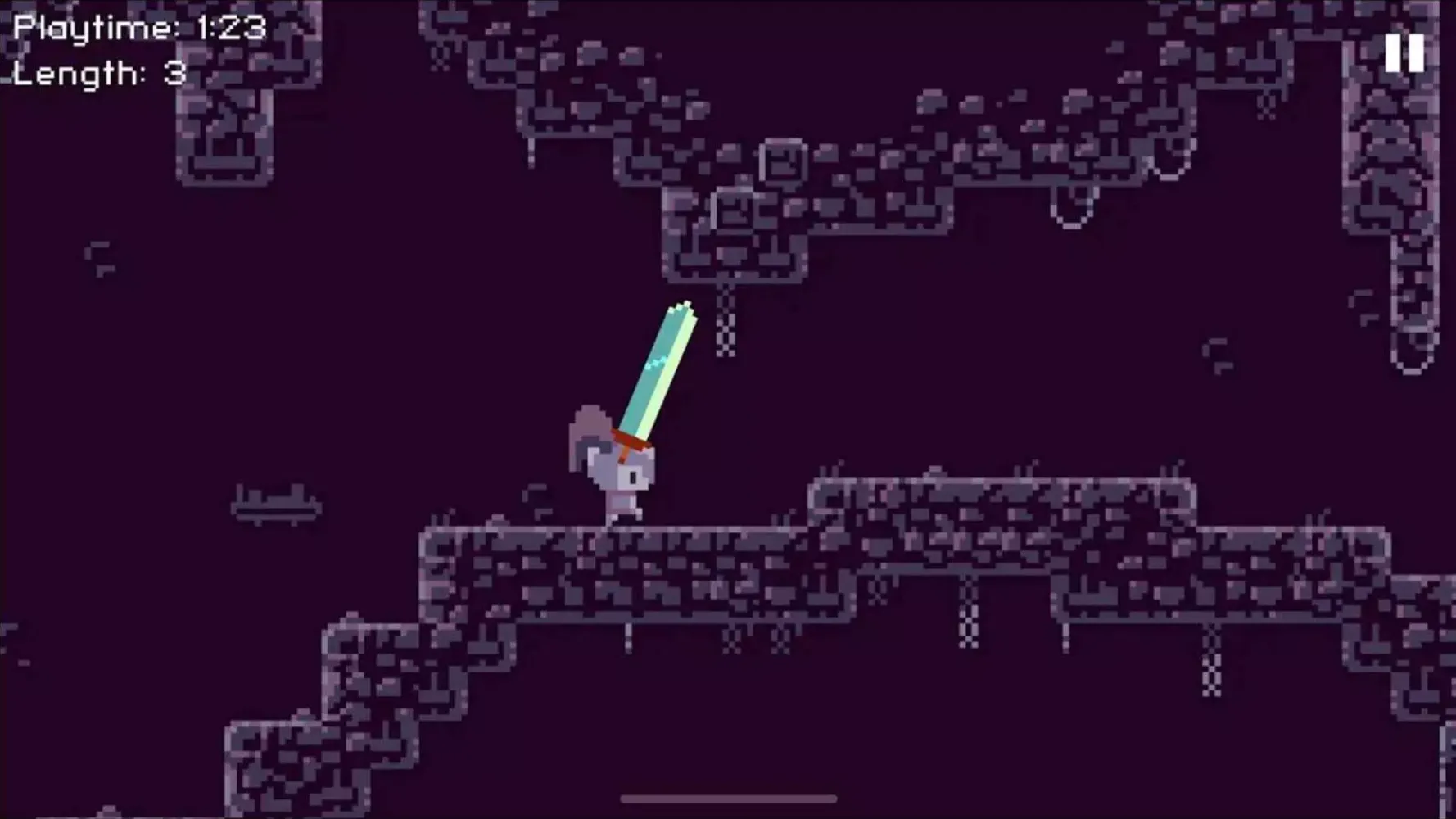 Capturas de tela do Deepest Sword