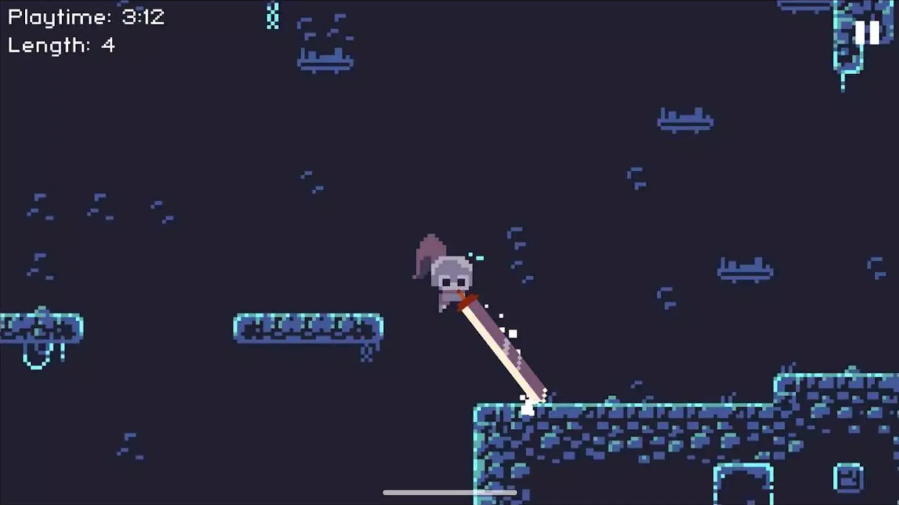 Capturas de tela do Deepest Sword